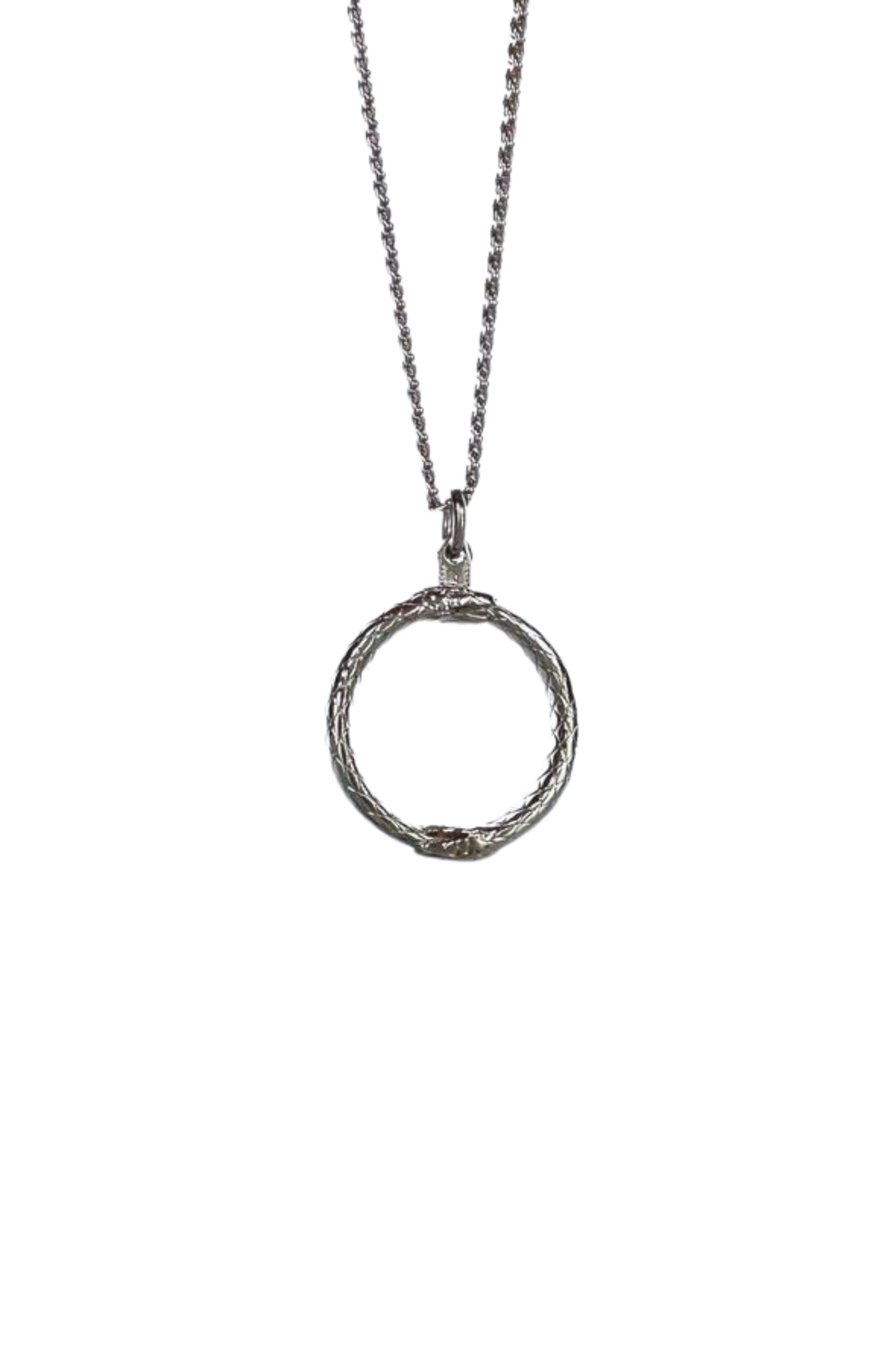 Ouroboros Charm Silver