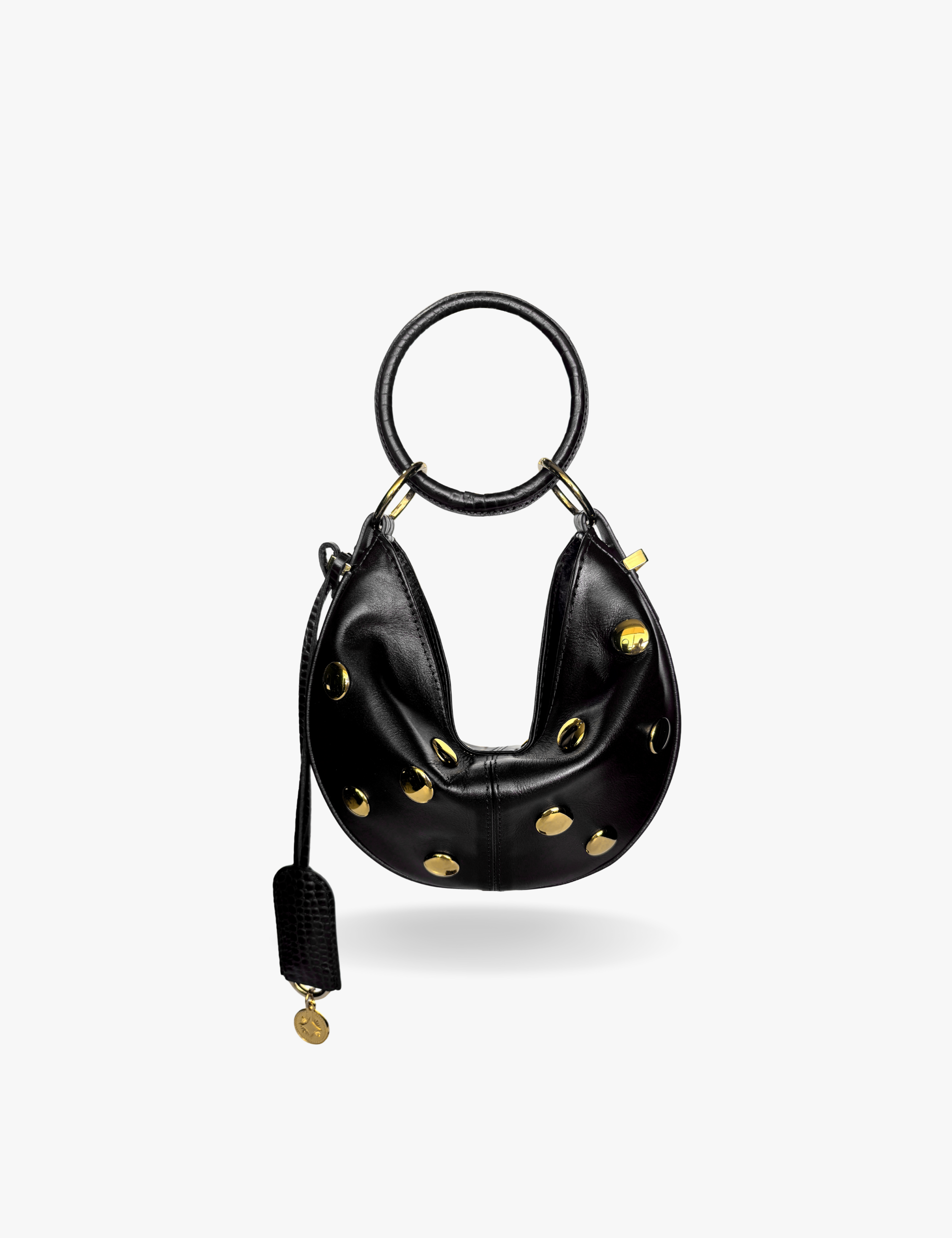 The Mini Ivy Black Studded