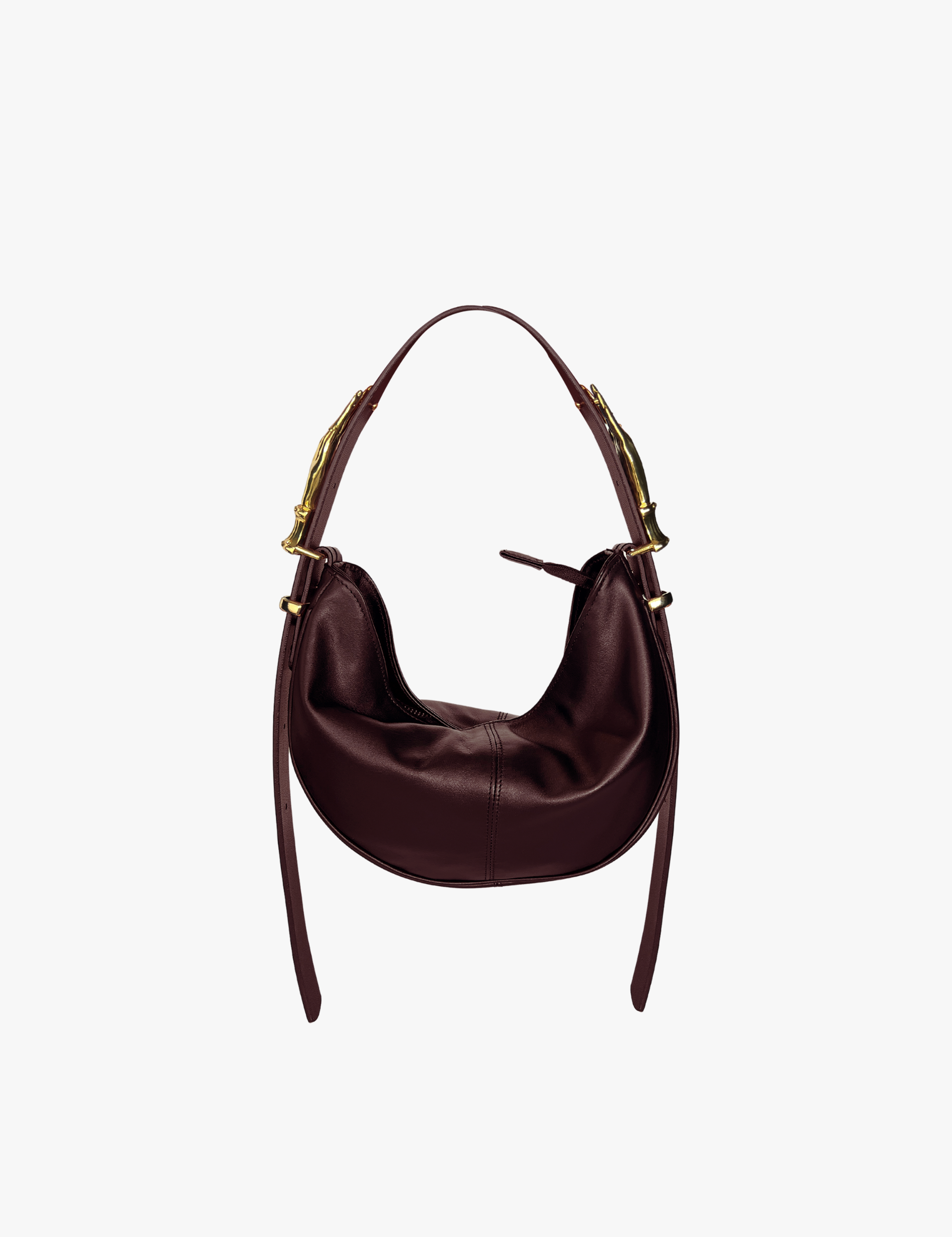 The Mini Hobo Gilded Lure Bag Black Cherry Smooth