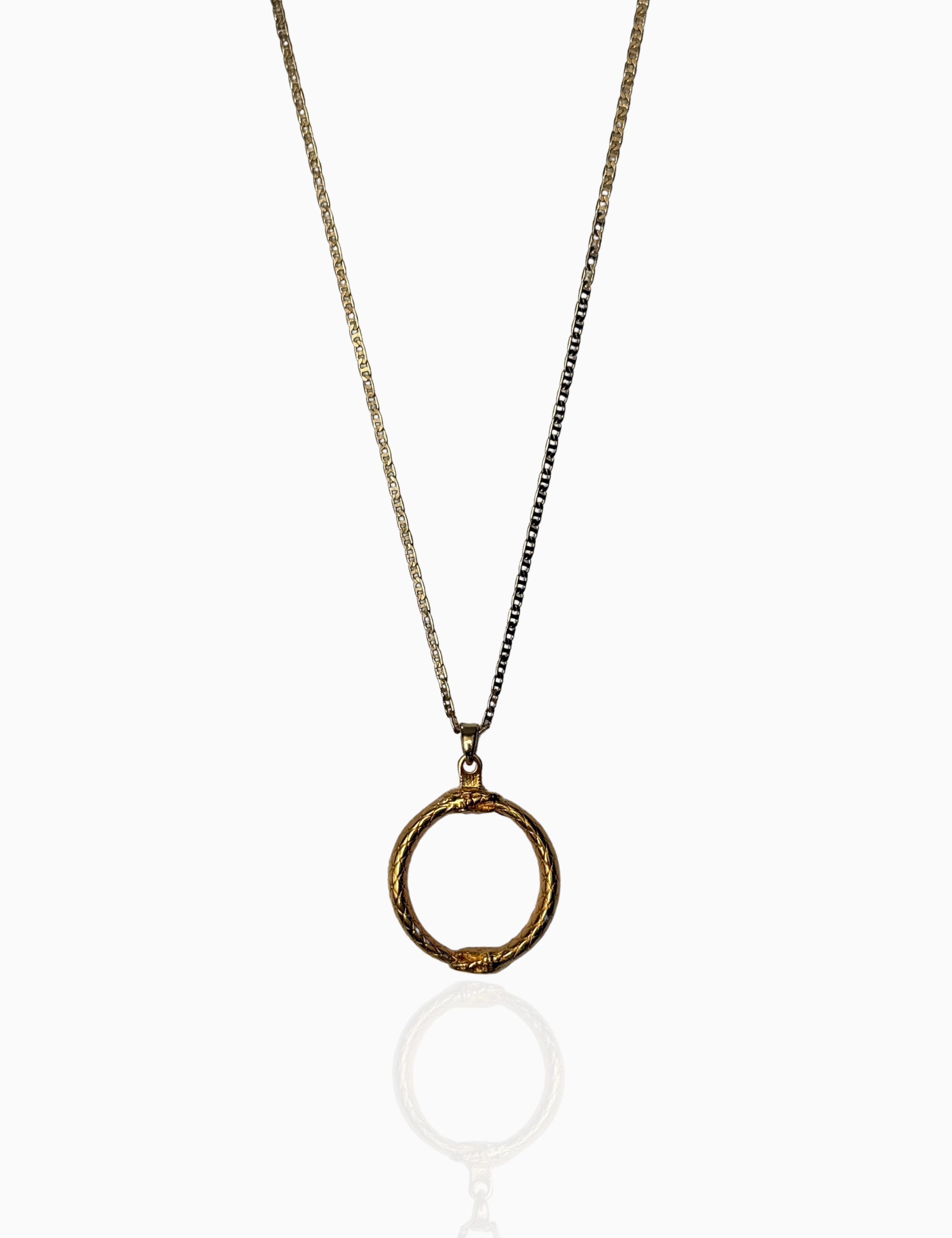 Ouroboros Charm Gold