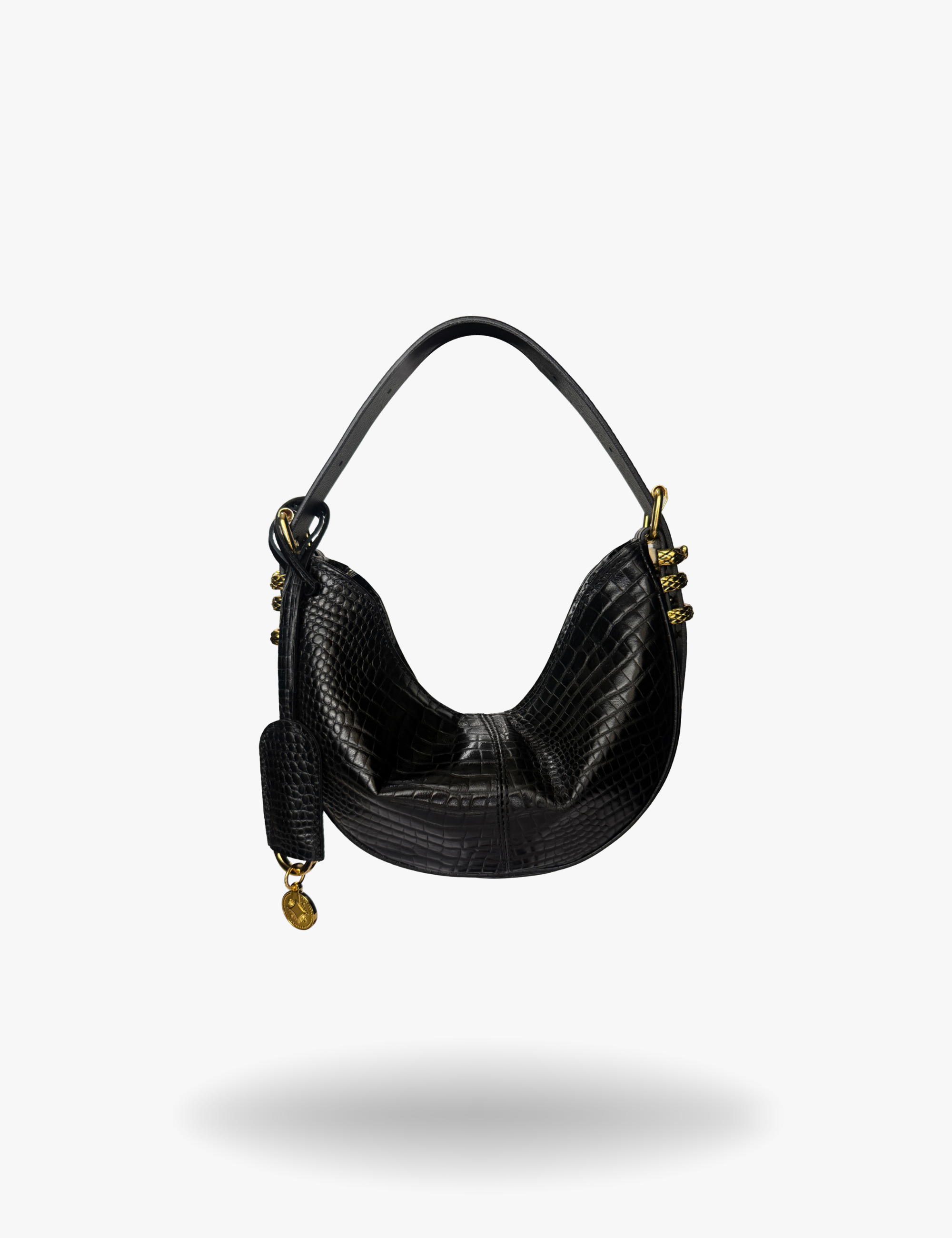 The Mini Hobo Oracle Hiss Bag Black
