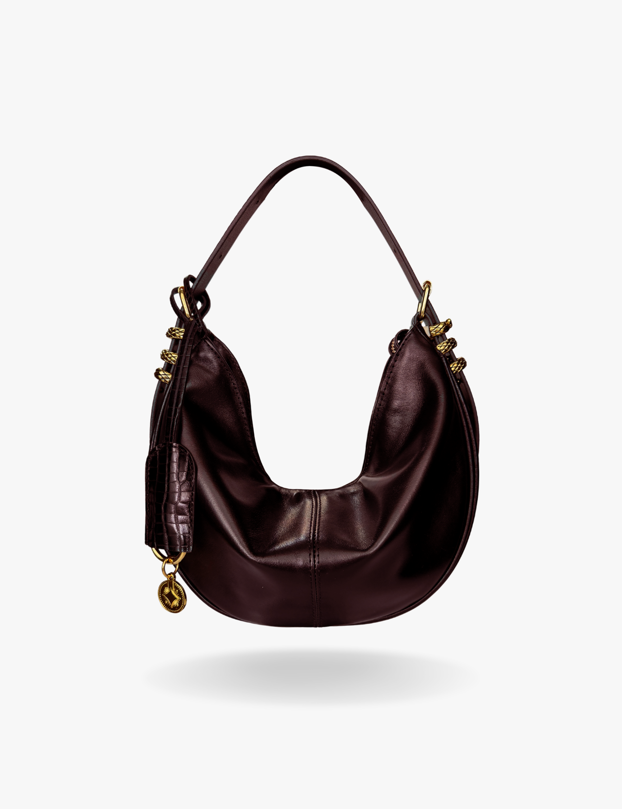 Midi Hobo Oracle Hiss Black Cherry Smooth