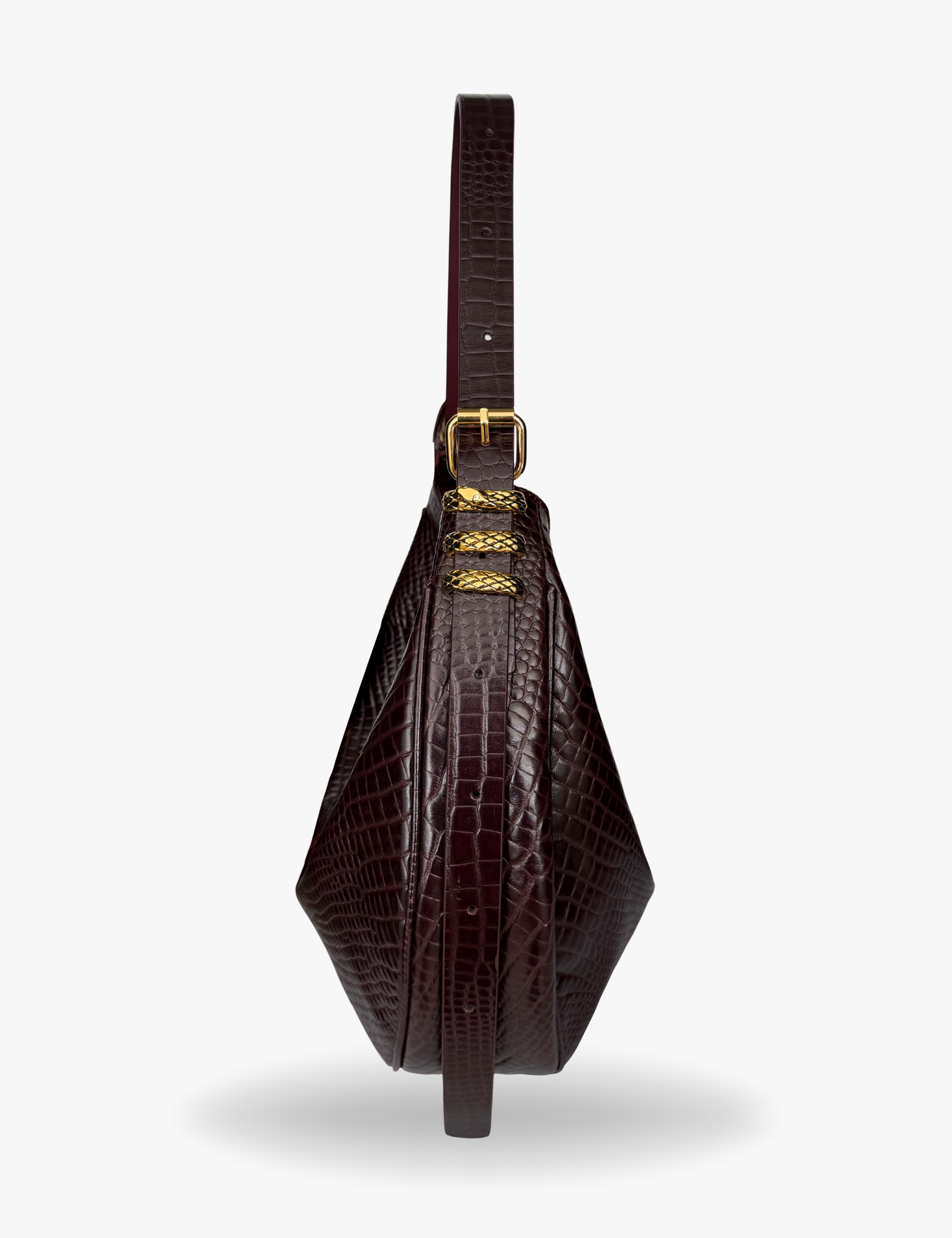 The Maxi Hobo Oracle Hiss Bag Black Cherry