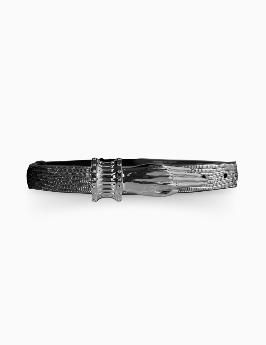 The Gilded Lure Belt Silver