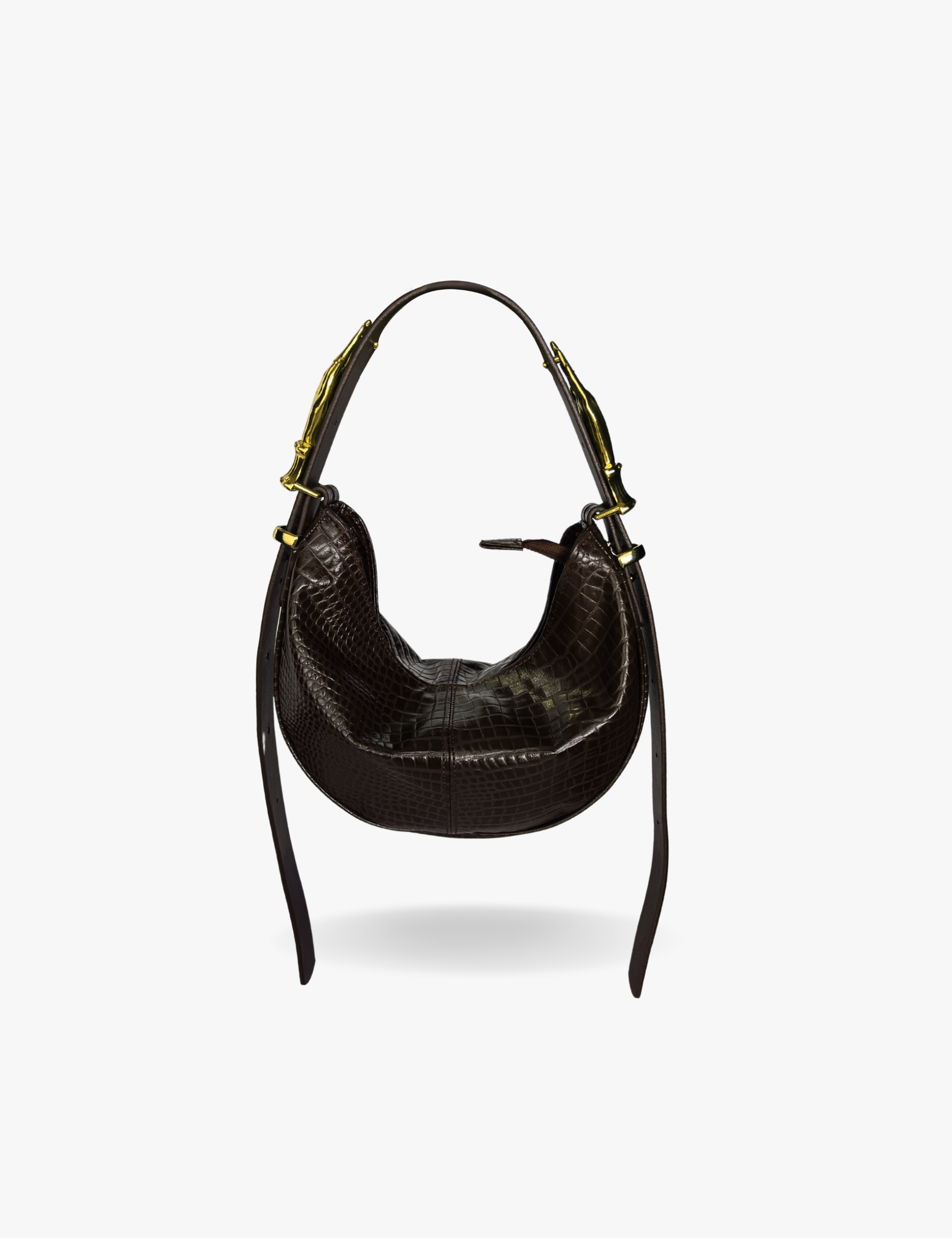 The Mini Hobo Gilded Lure Bag Ebony Lizard