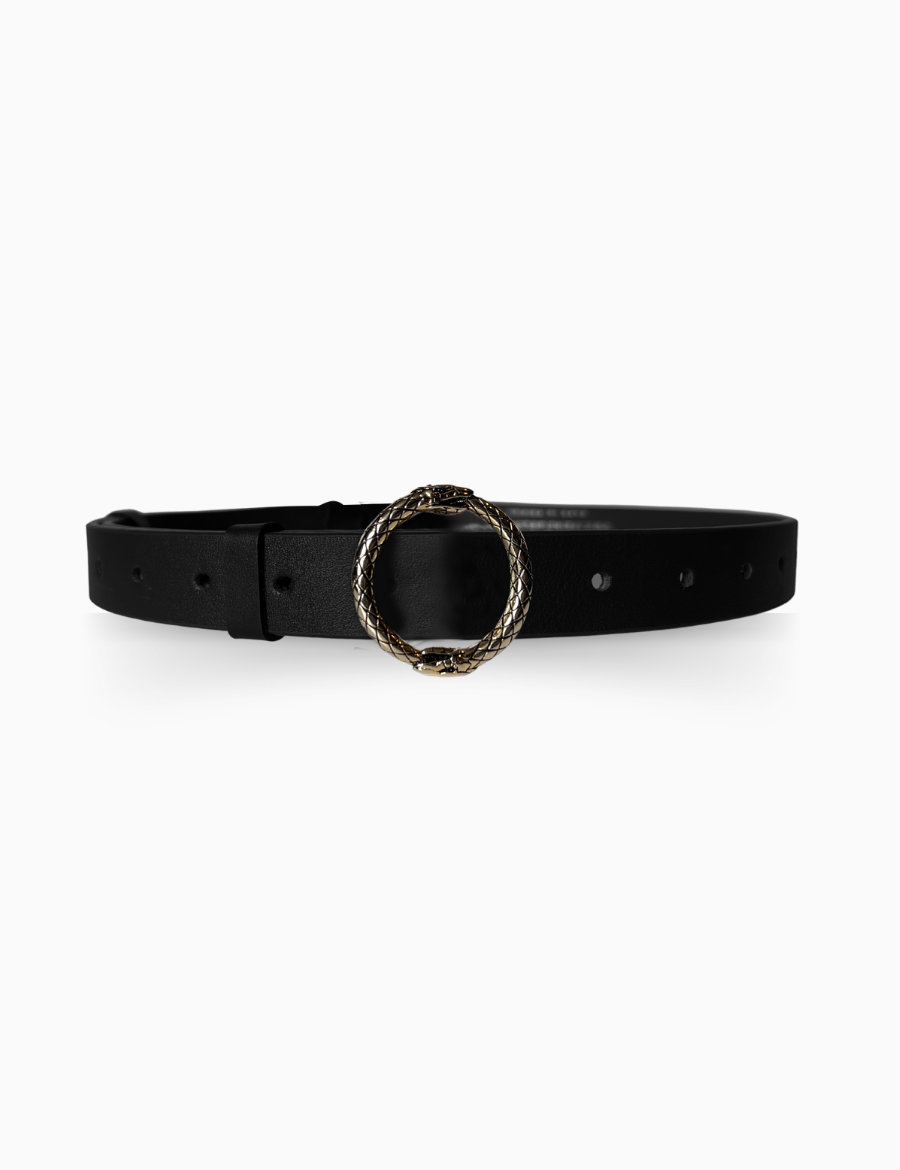 The Black leather Strap