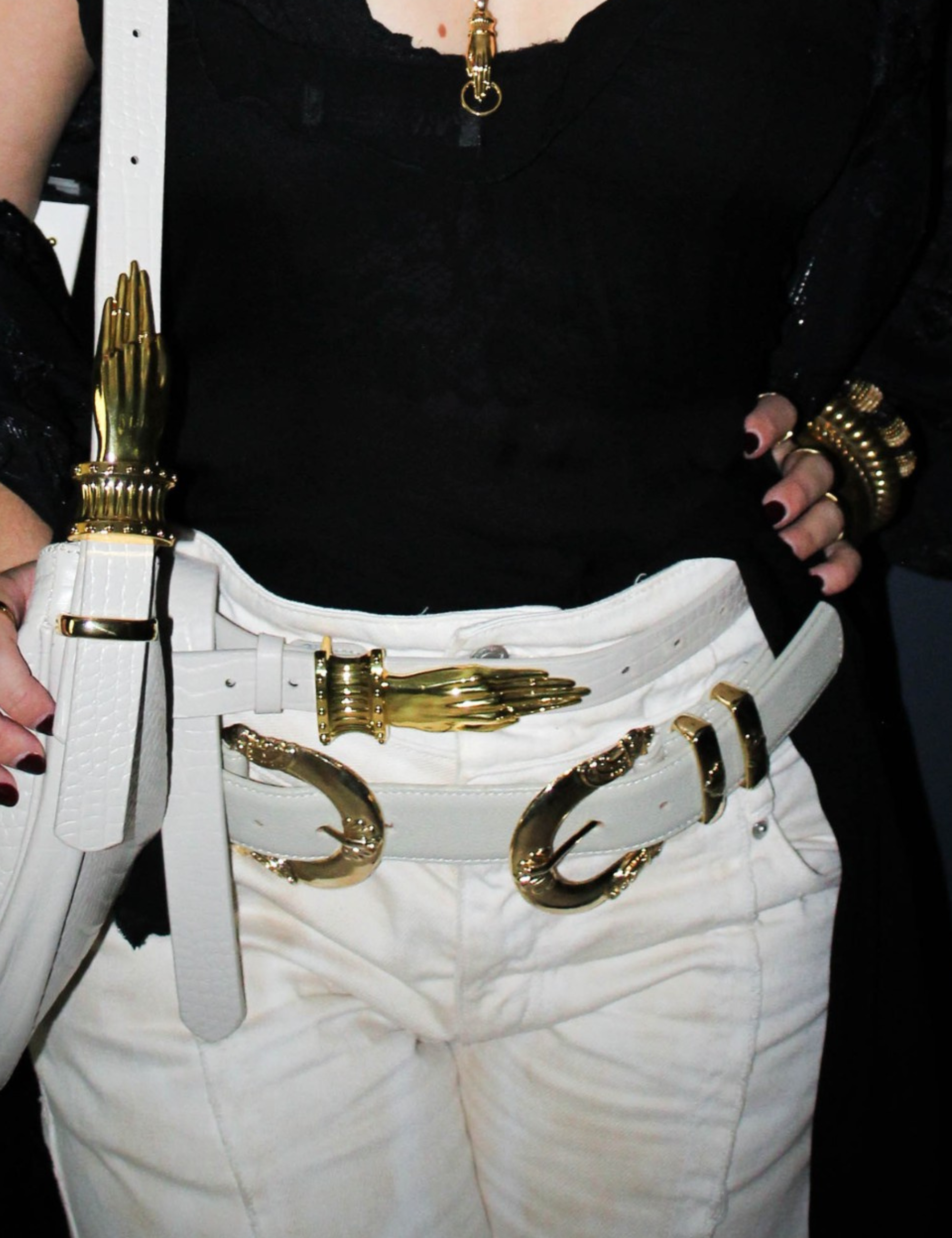 The Gilded Lure Belt Ivory