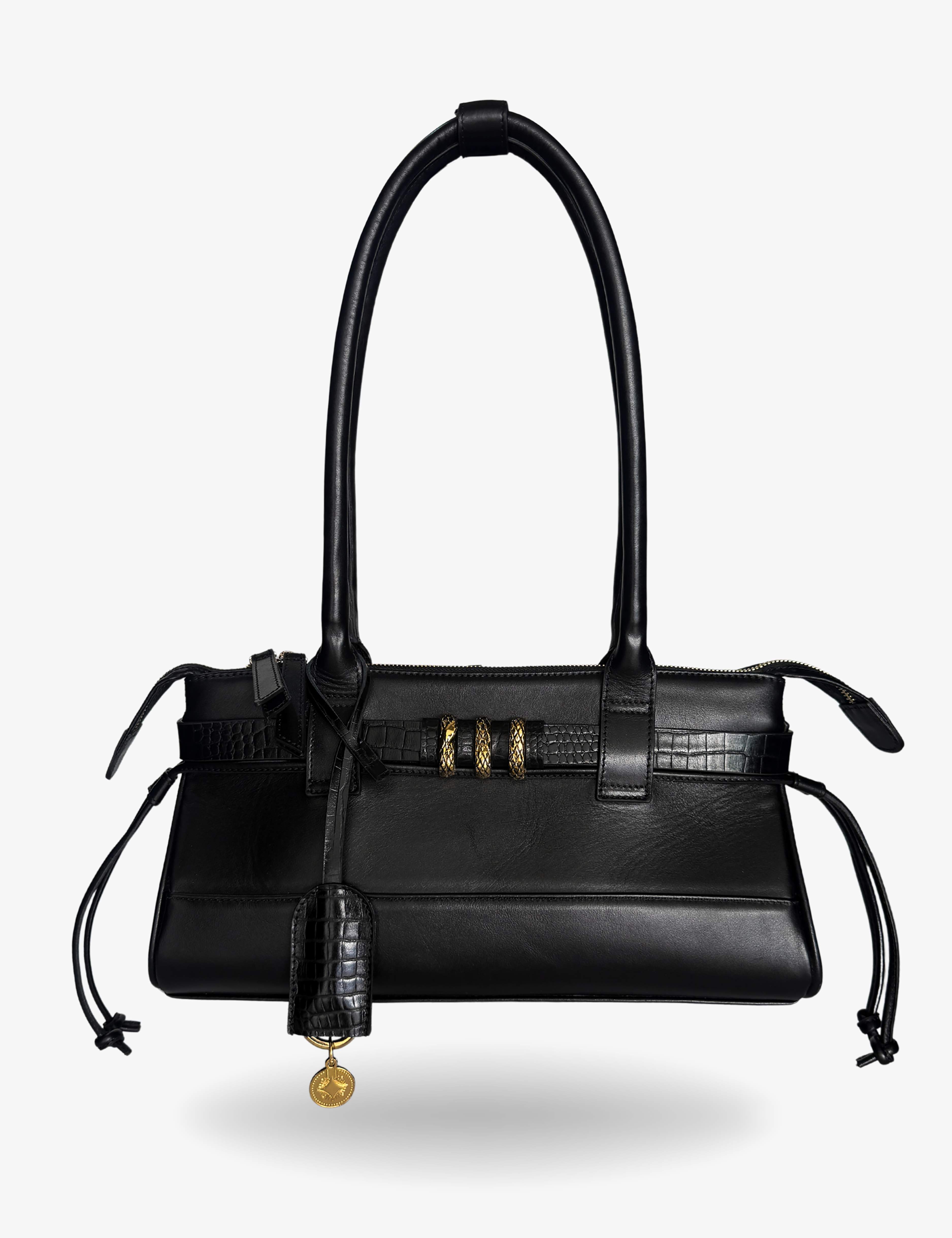 The East West Oracle Hiss Bag Black Smooth