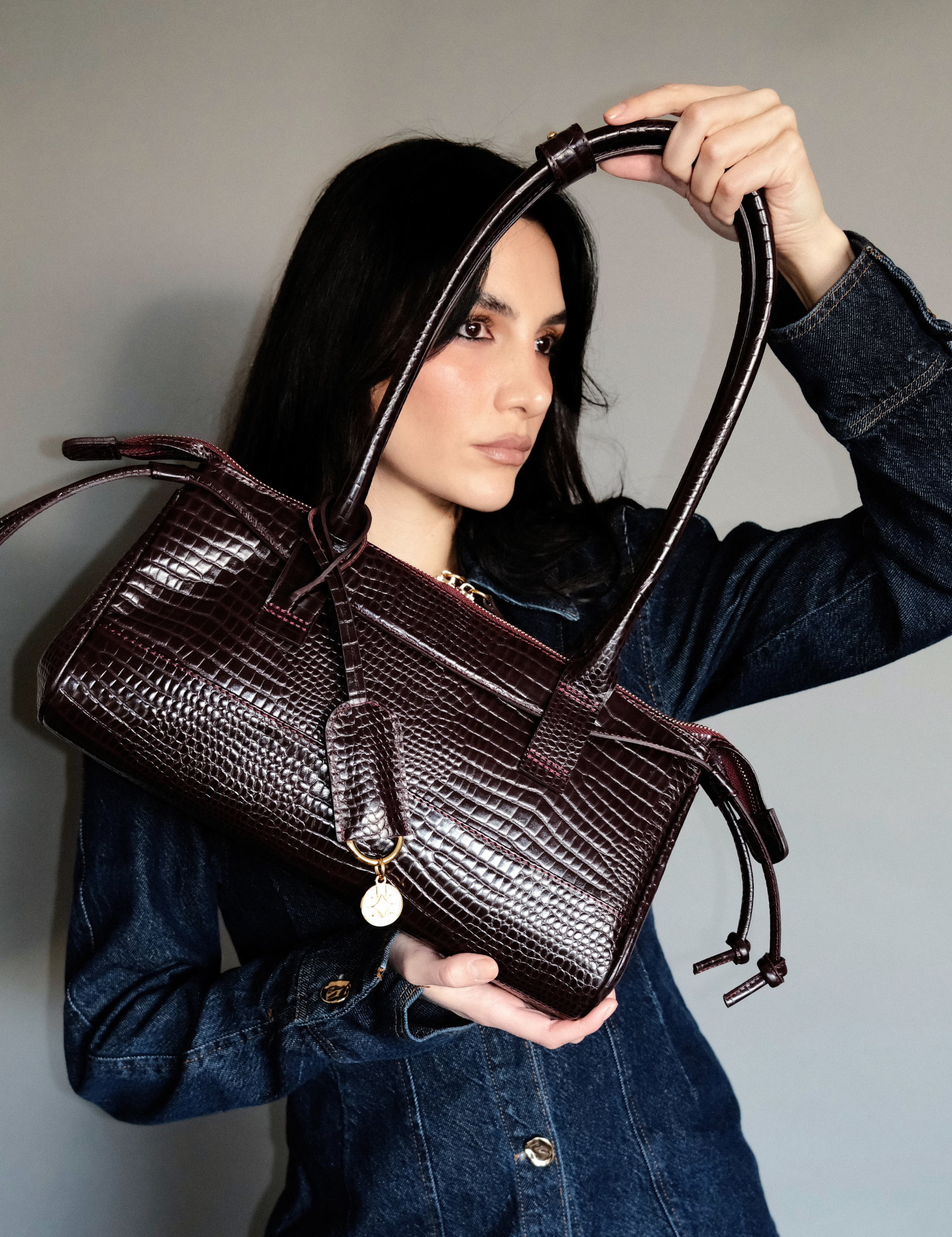 The East West Bag Black Cherry