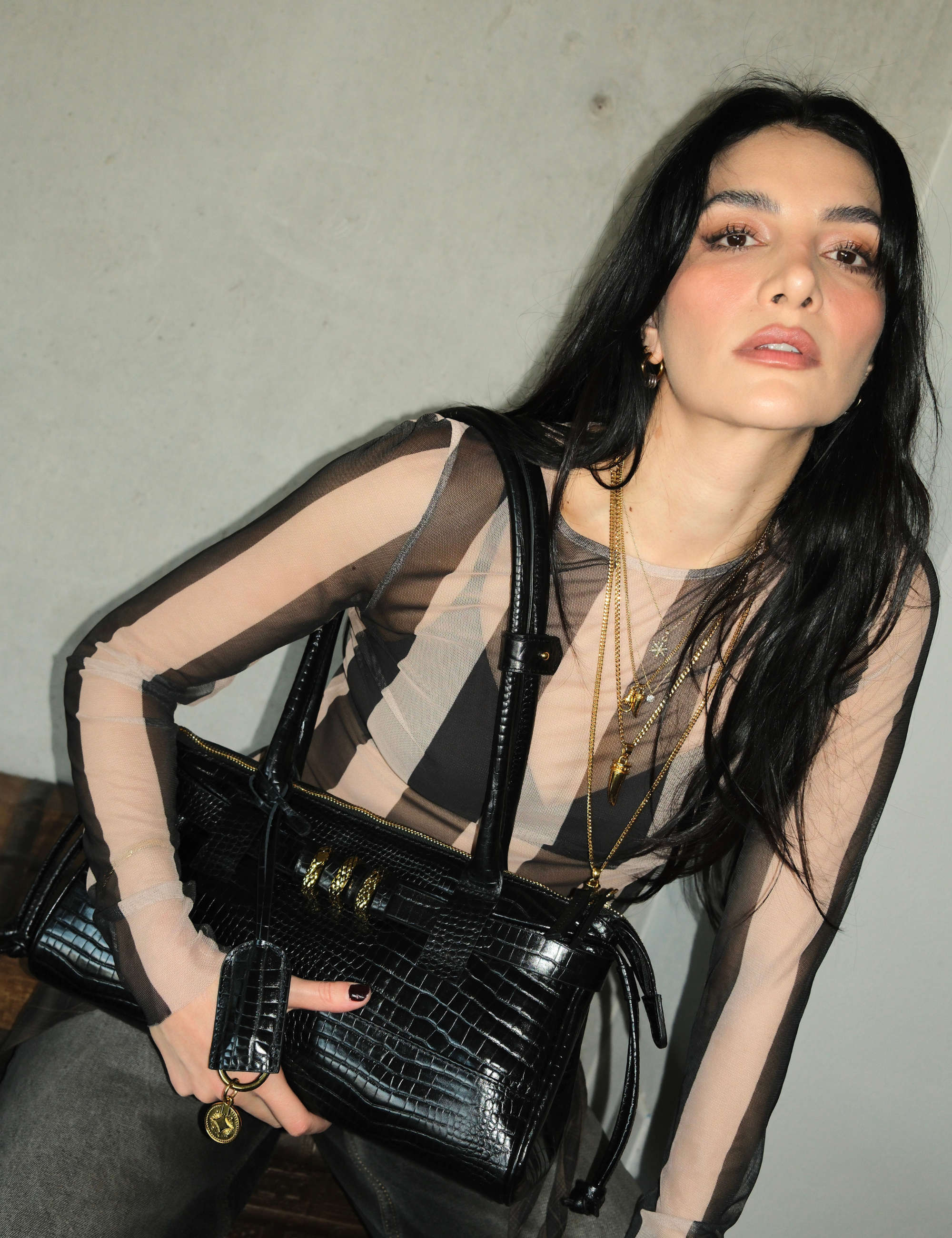 The East West Oracle Hiss Bag Black