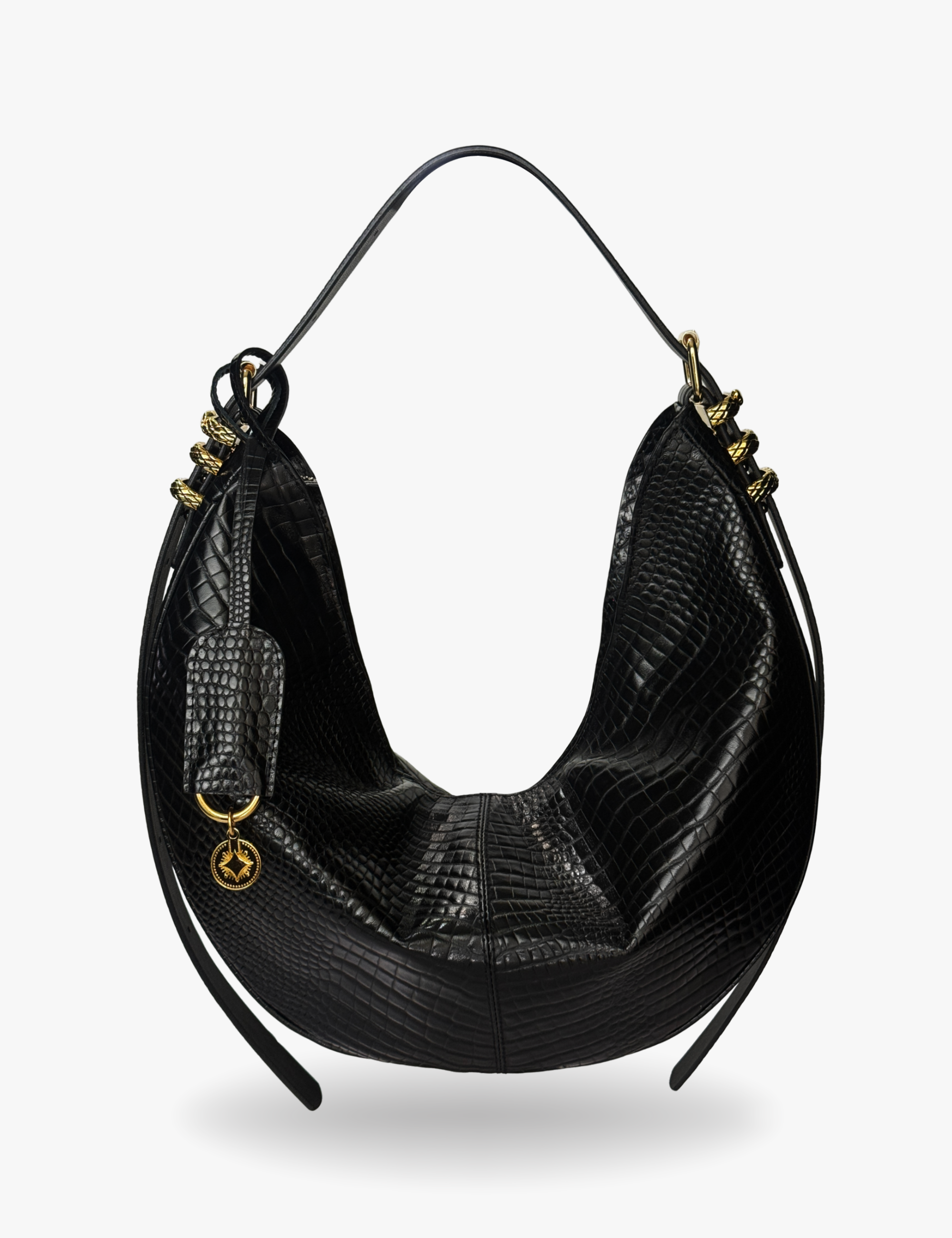 The Maxi Hobo Oracle Hiss Bag Black
