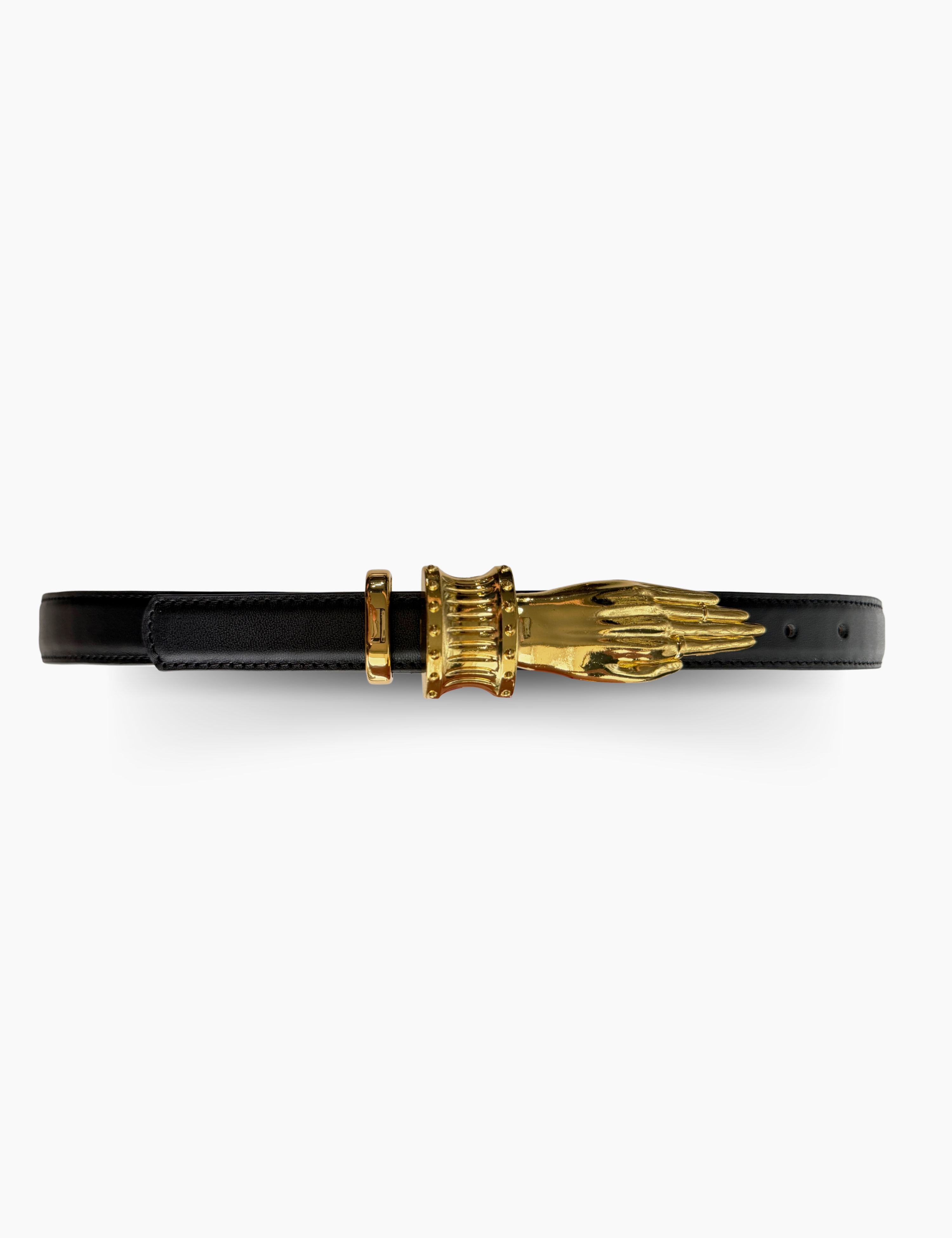Gilded Lure Belt Black Smooth