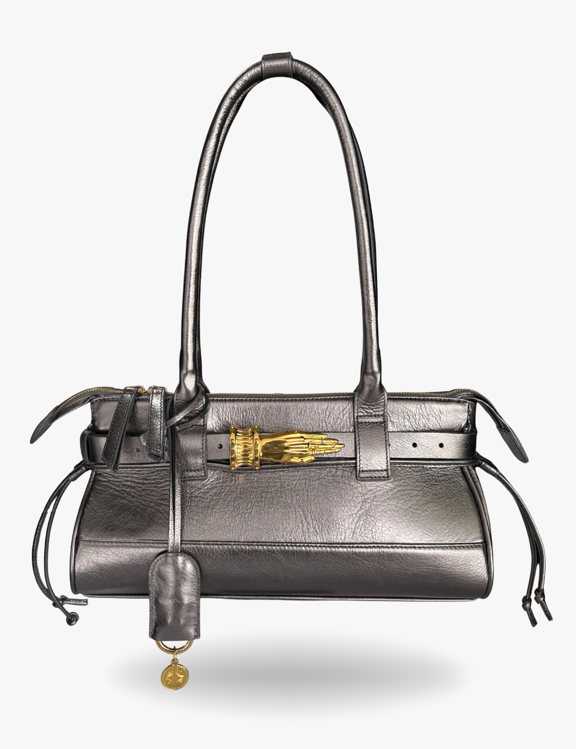 The East West Bag Gilded Lure Silver