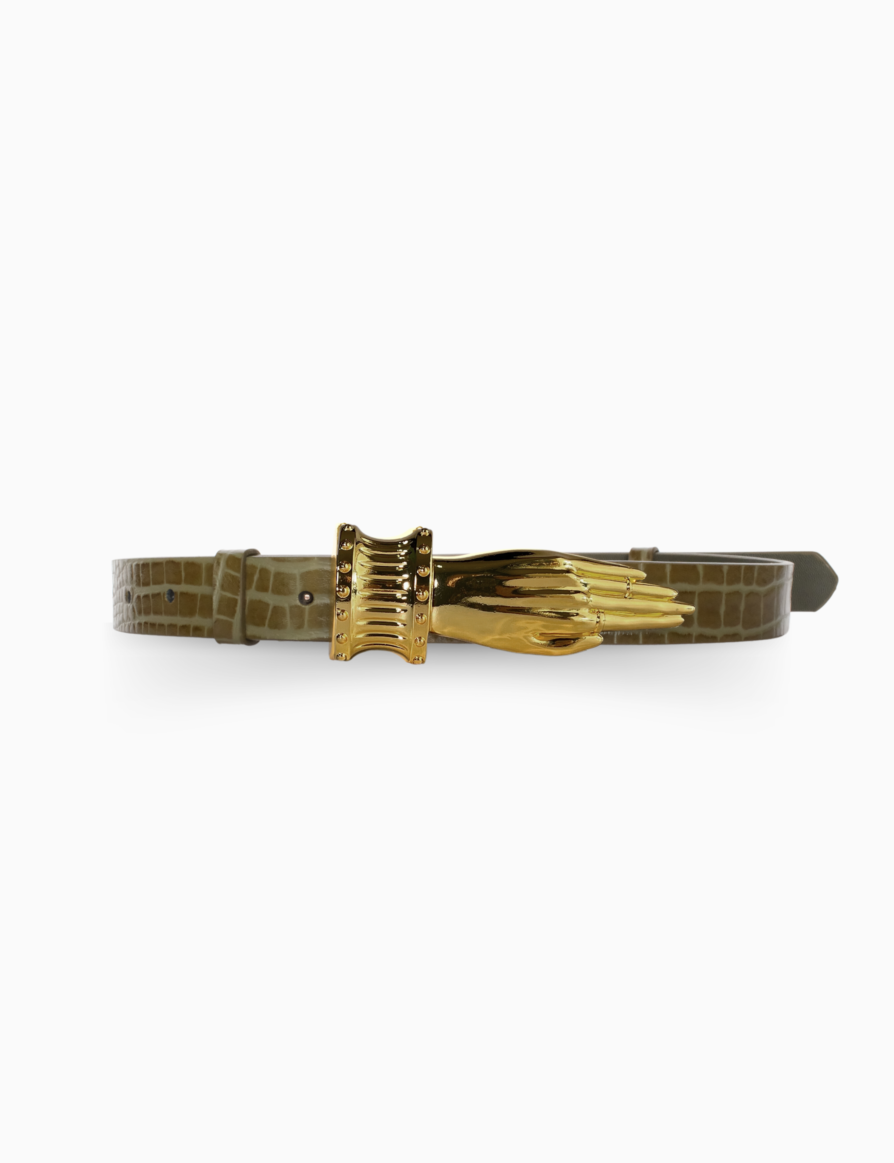 The Gilded Lure Belt Dark Moss