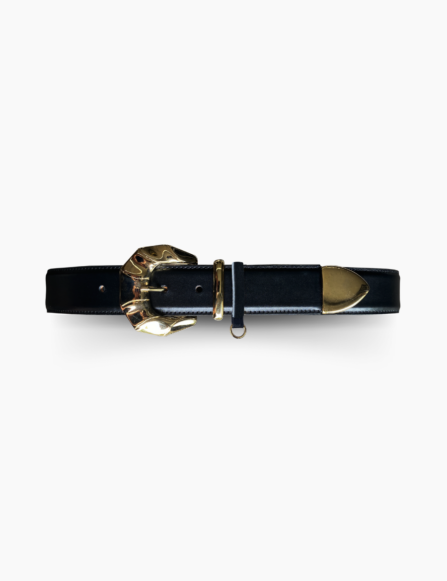 The Victorian belt black gold
