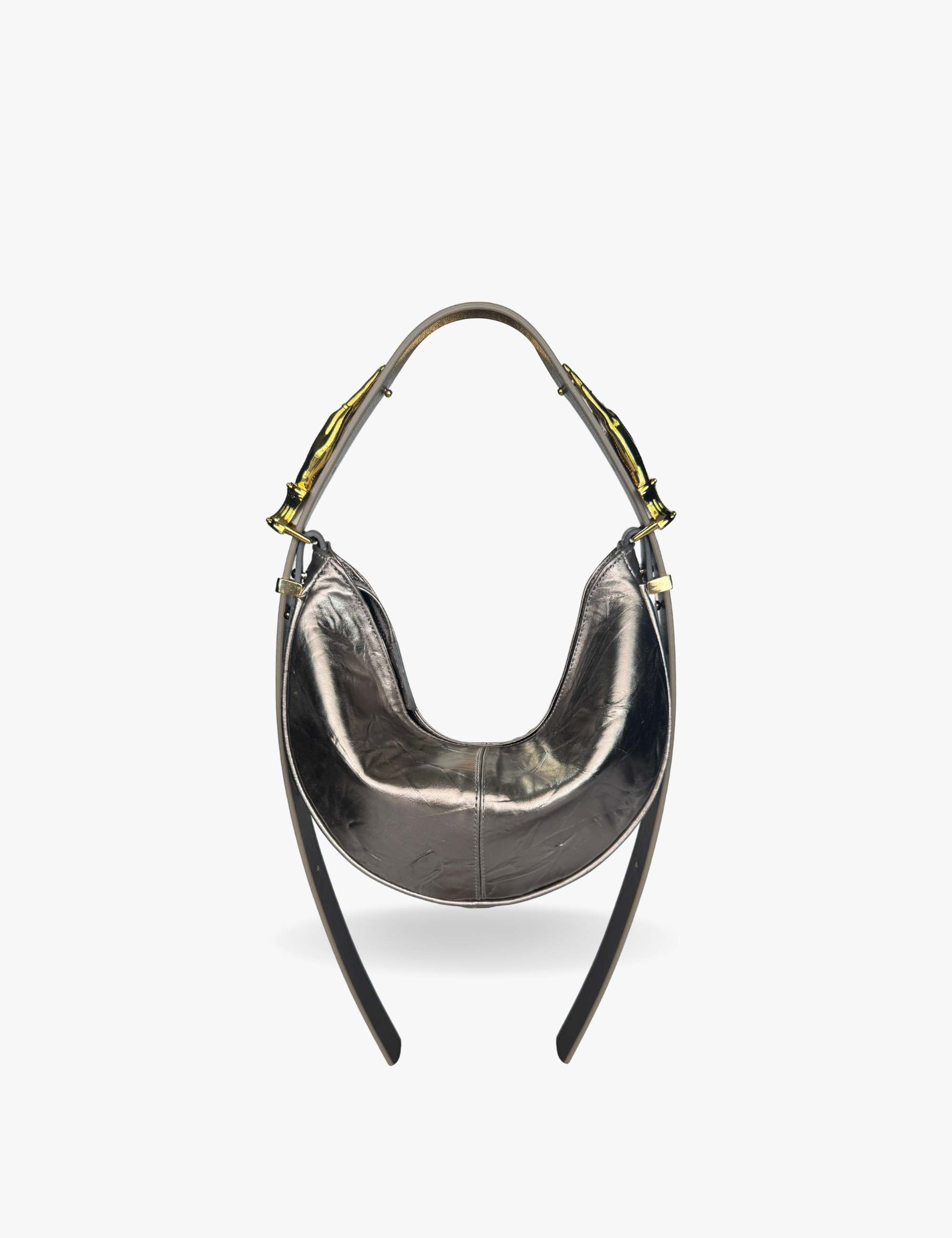 The Mini Hobo Bag Gilded Lure Silver