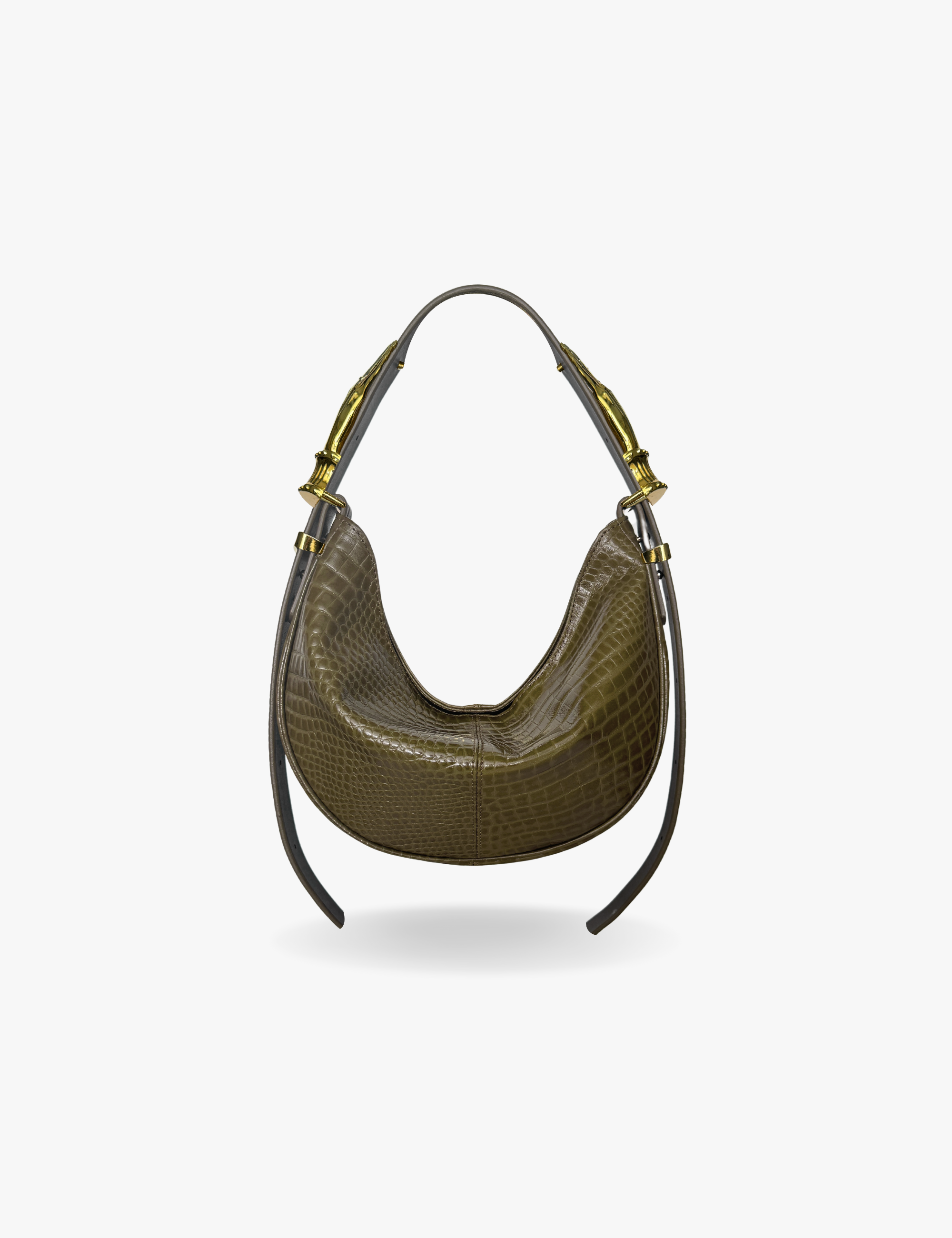 The Mini Hobo Gilded Lure Bag Dark Moss