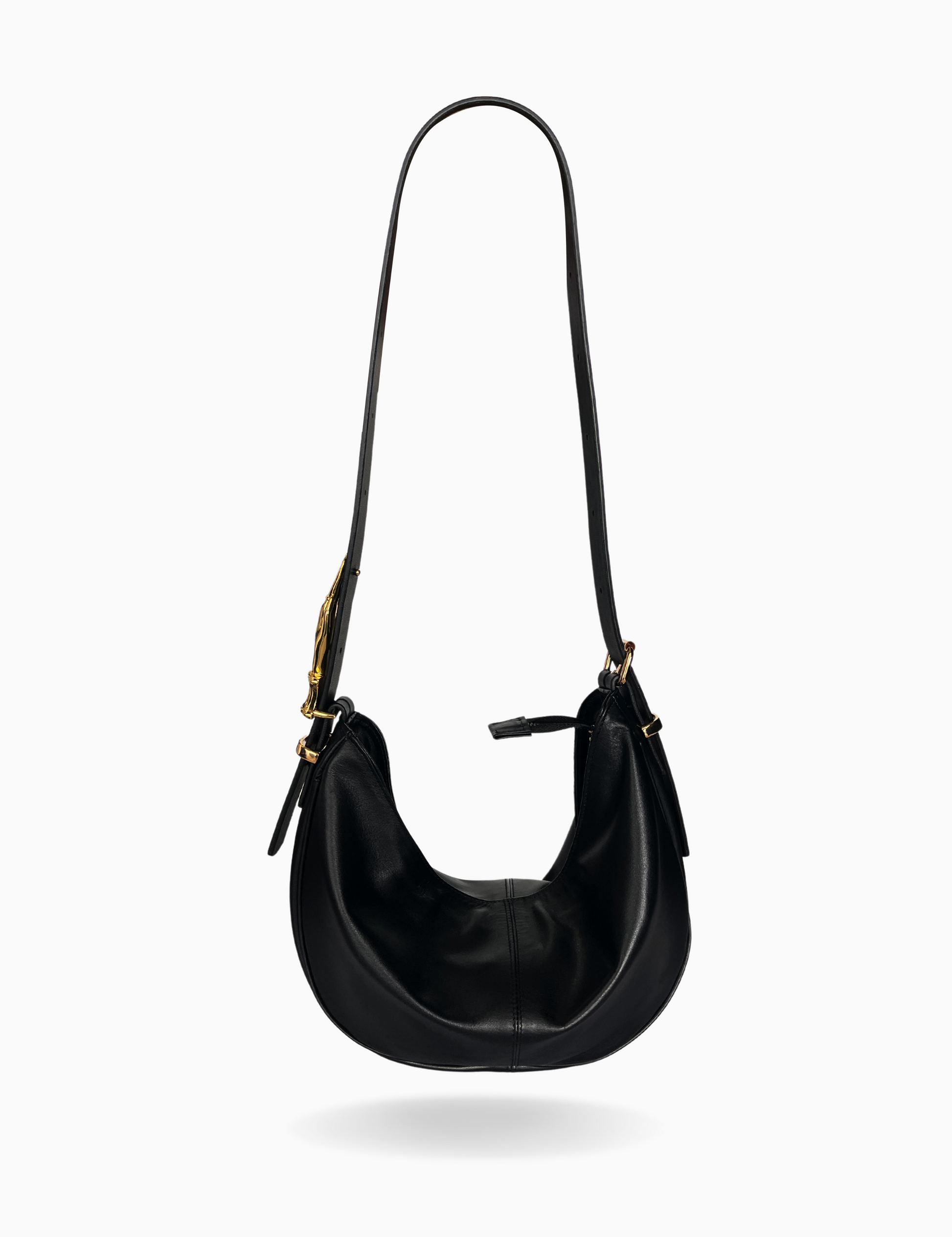 ◆LEE◆ Two Way Quilted Hobo Bag Indigo Dark The Midi Hobo Bag Gilded Lure Smooth