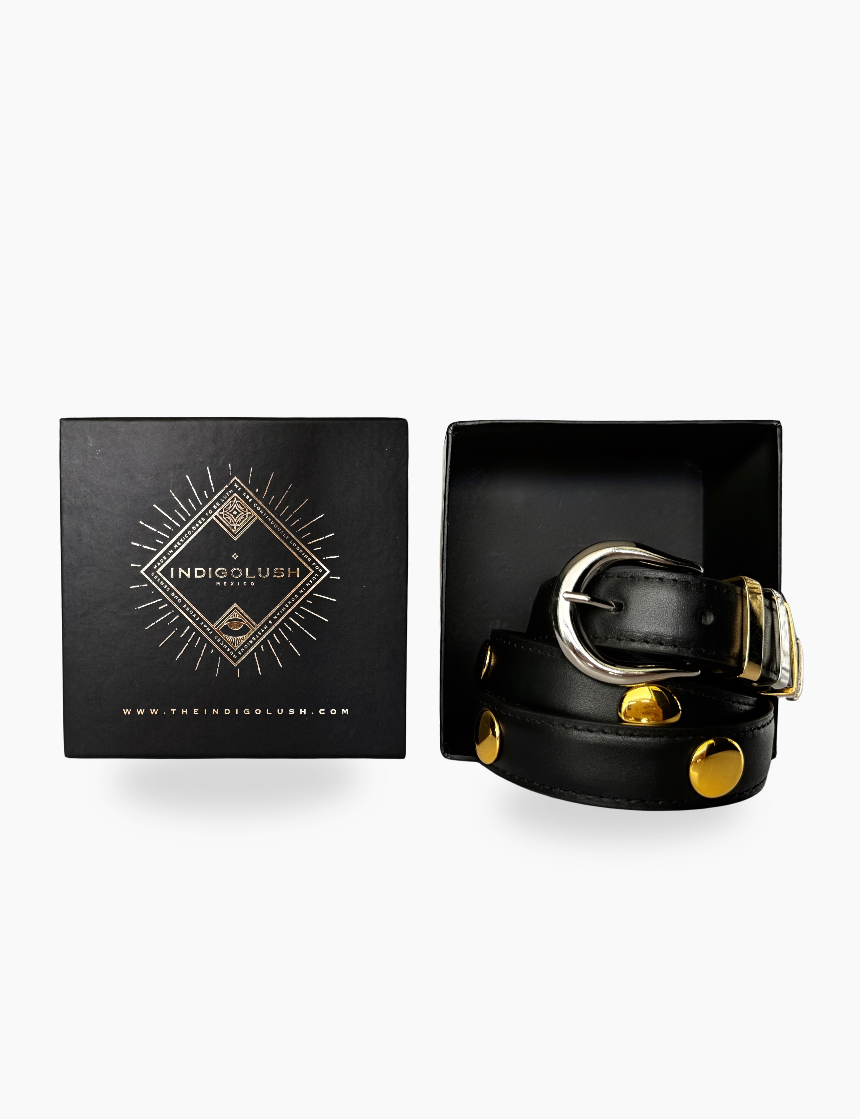 The Gilded Lure Belt Black Cherry