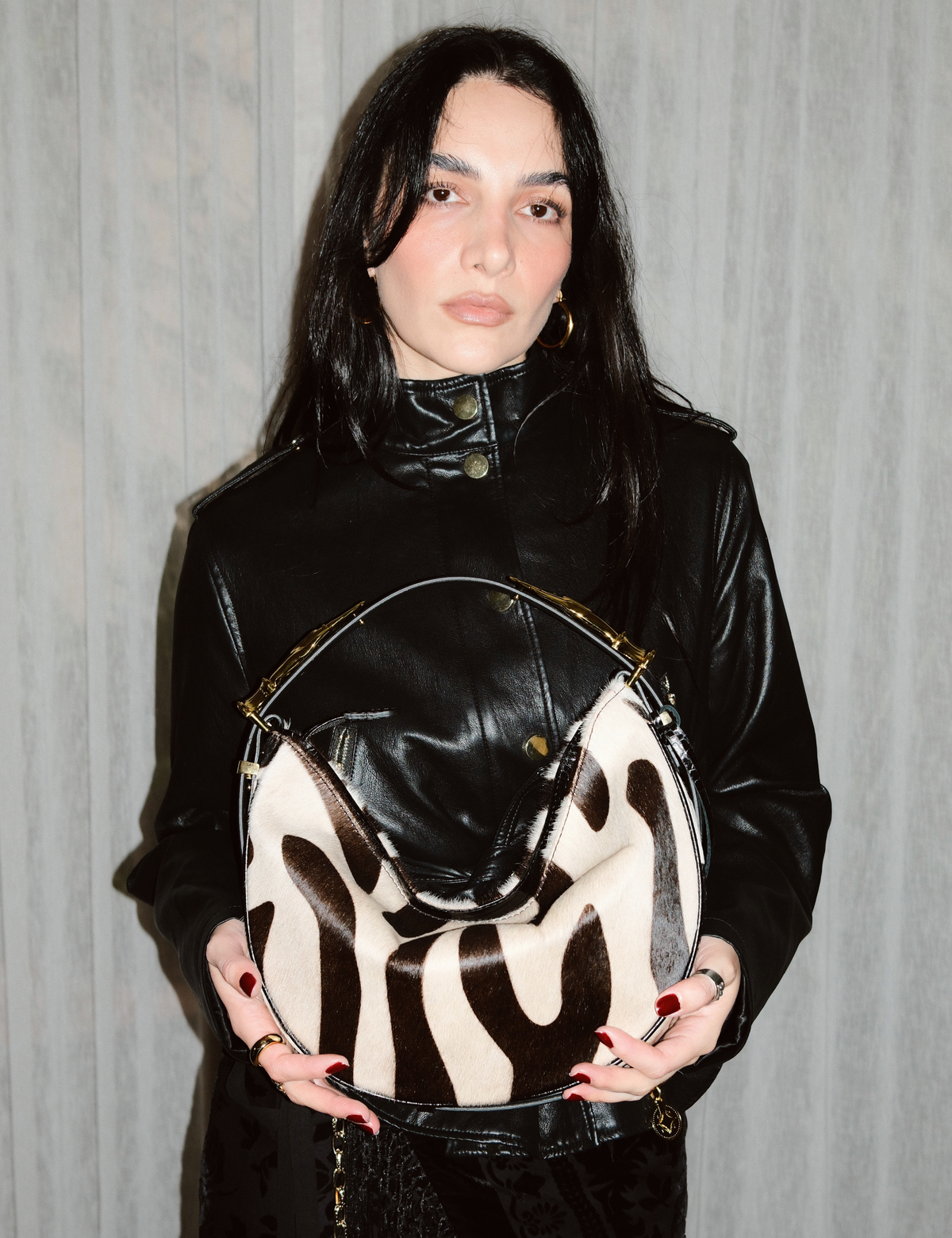Midi Hobo Zebra