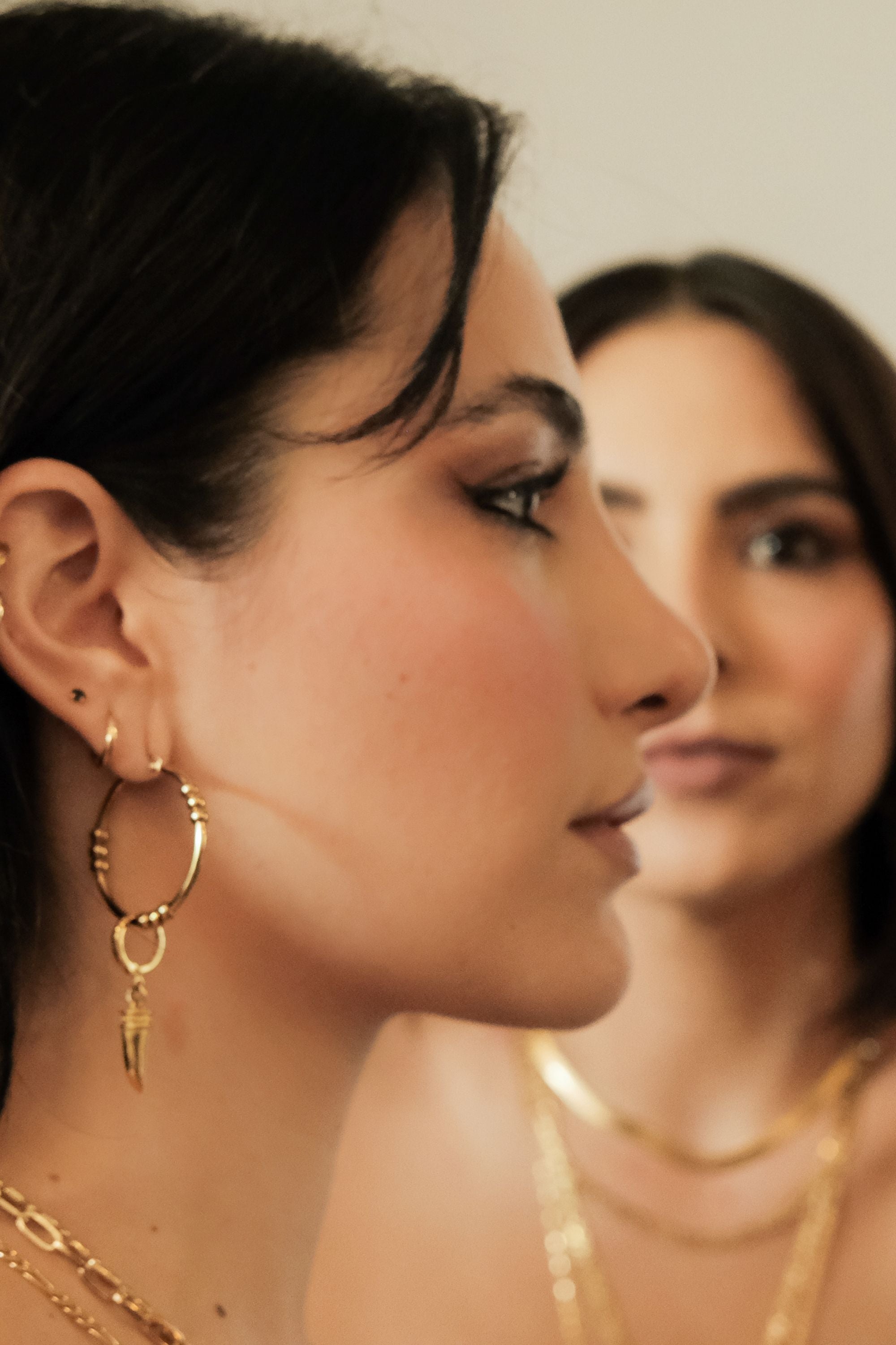 Mini Panthera Gold earrings