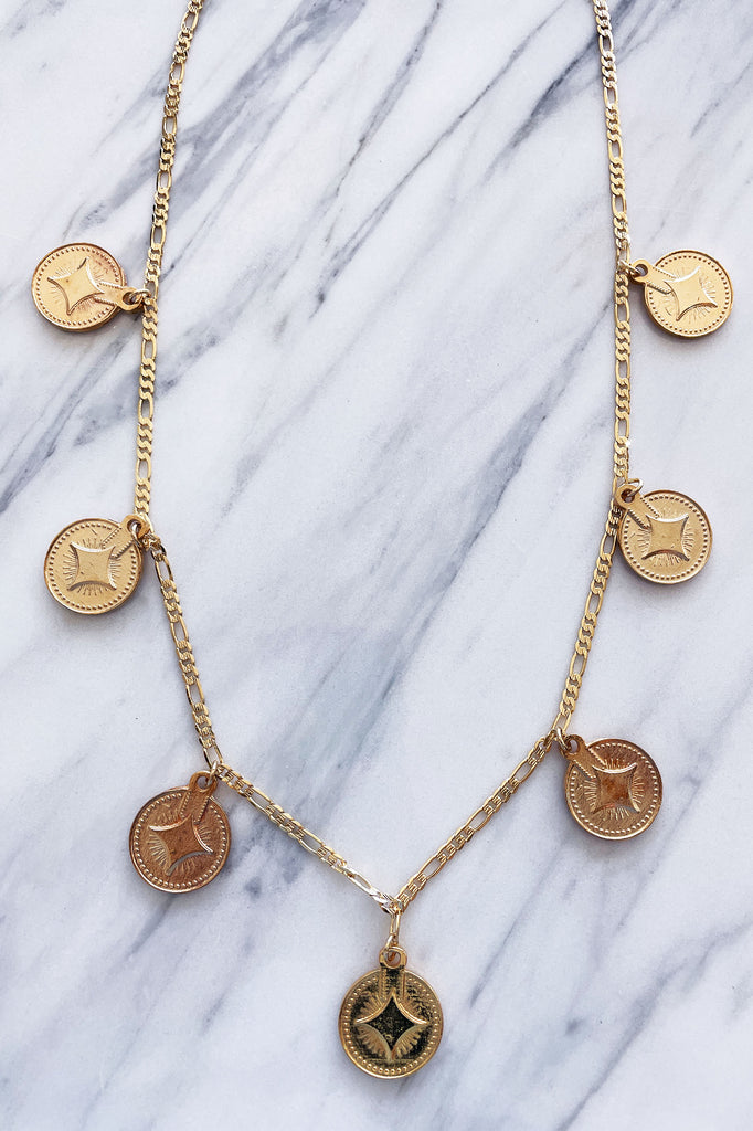 Indi Coin Gold Necklace / Belly Chain